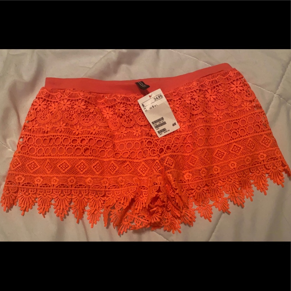 brand new lace soft shorts